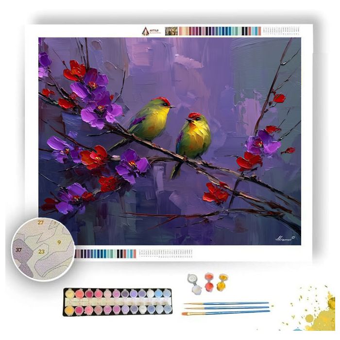 SUNLIT FIELD - Paint by Numbers Full Kit