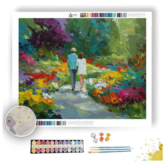 GENTLE CLEARING - Paint by Numbers Full Kit