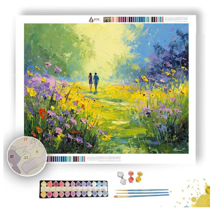 SUNLIT MOMENT - Paint by Numbers Full Kit