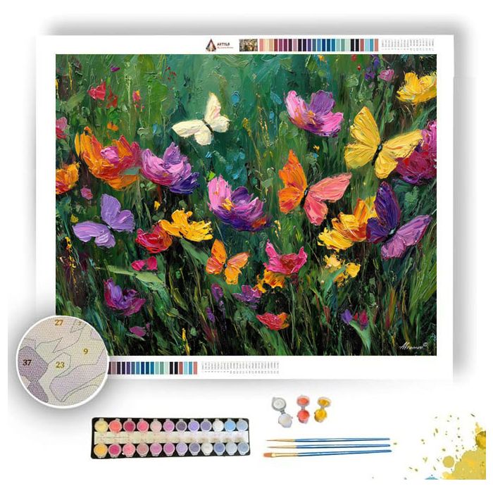 SOFT MEADOW - Paint by Numbers Full Kit
