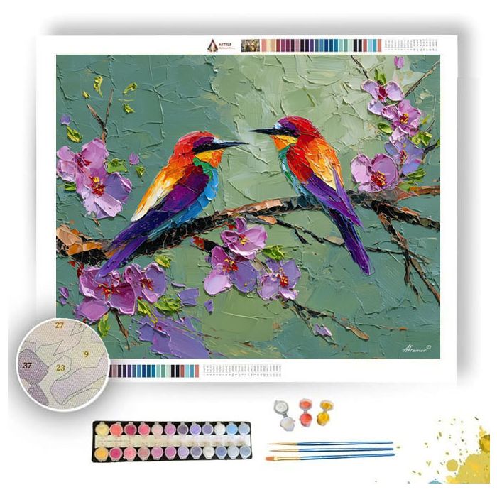 COLORFUL GROUND - Paint by Numbers Full Kit