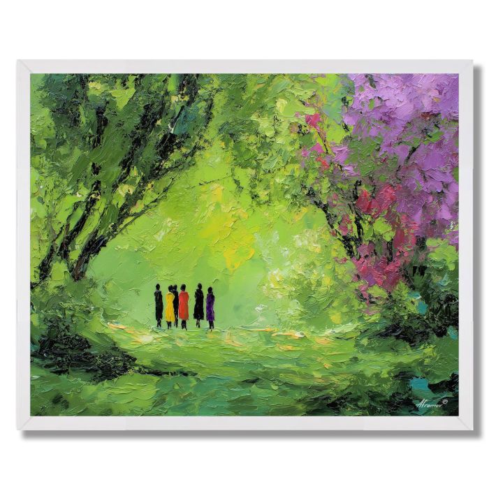 GREEN GROUND - FRAMED