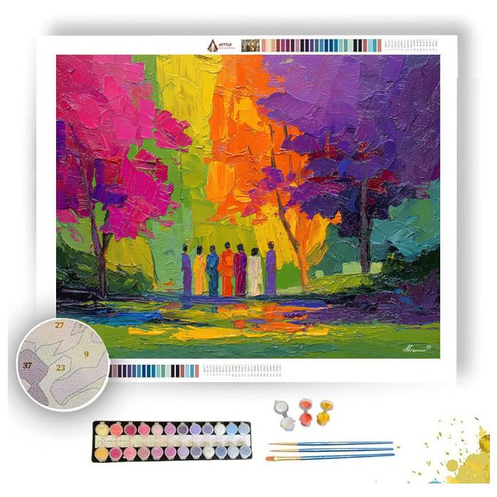 BRIGHT PARK - Paint by Numbers Full Kit