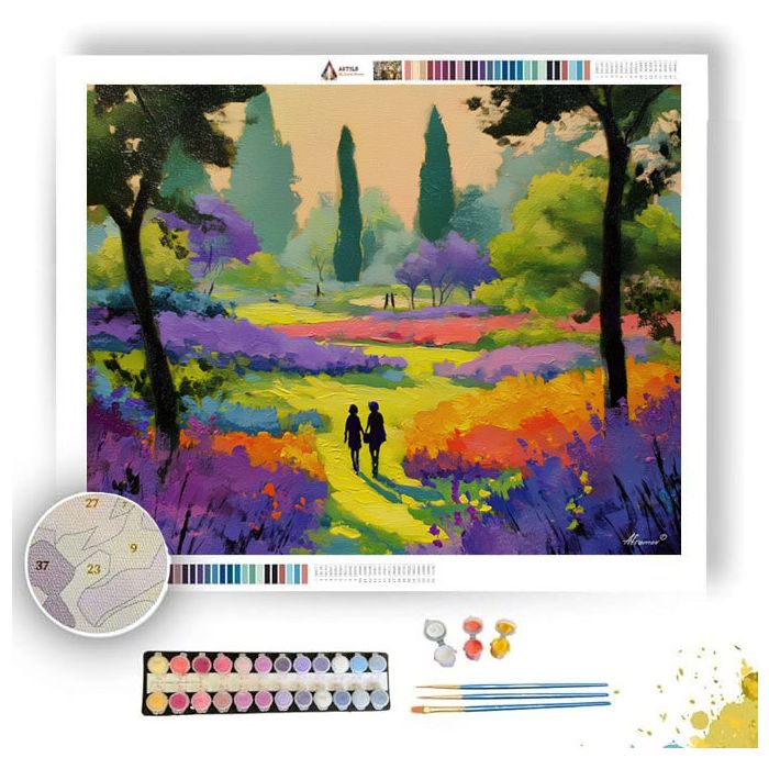 GENTLE GARDEN - Paint by Numbers Full Kit