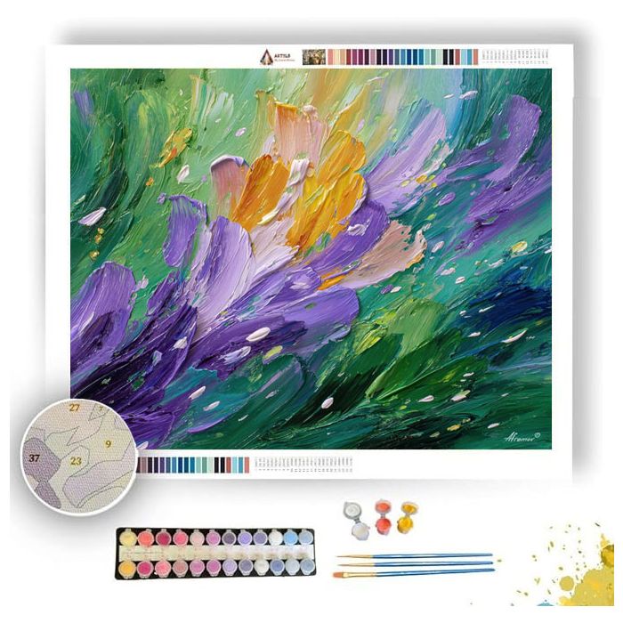 BLOOMING HARMONY - Paint by Numbers Full Kit