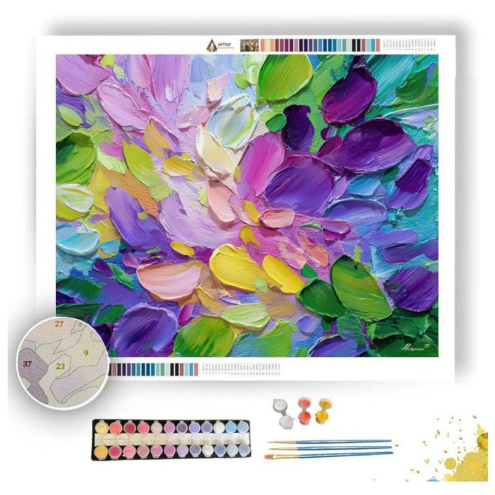 BLOOMING SPREAD - Paint by Numbers Full Kit