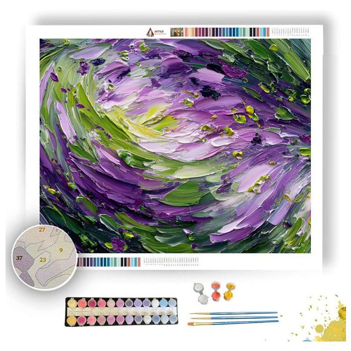 ENERGETIC MOVEMENT - Paint by Numbers Full Kit
