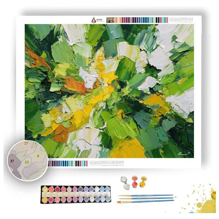 RISING PATTERNS - Paint by Numbers Full Kit