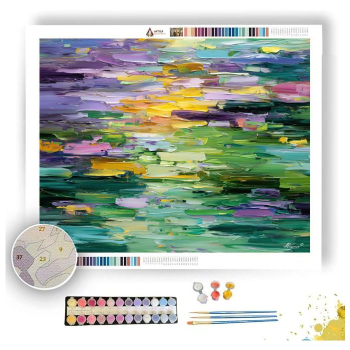 RISING FLOW - Paint by Numbers Full Kit