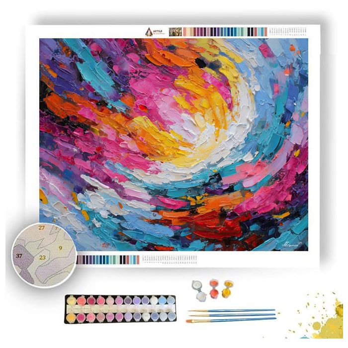 LIVELY MOTION - Paint by Numbers Full Kit