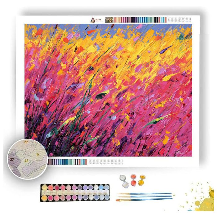 RADIANT FIELDS - Paint by Numbers Full Kit