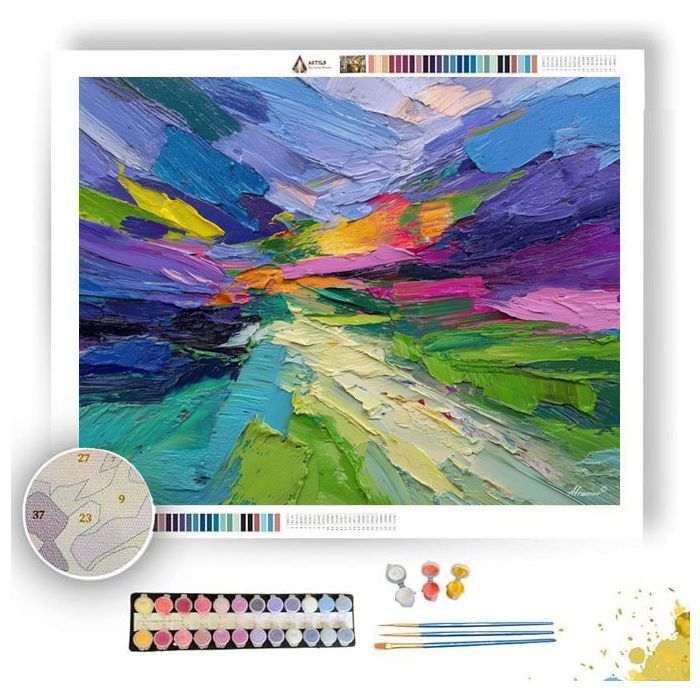 COLORFUL MOTION - Paint by Numbers Full Kit