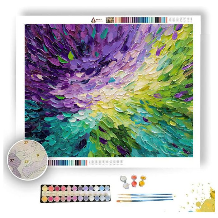 FLOWING HARMONY - Paint by Numbers Full Kit