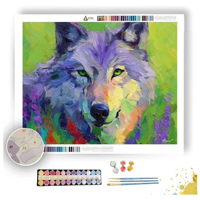 GREEN MOMENT - Paint by Numbers Full Kit