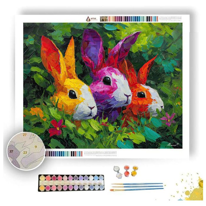 COLORFUL MOMENT - Paint by Numbers Full Kit