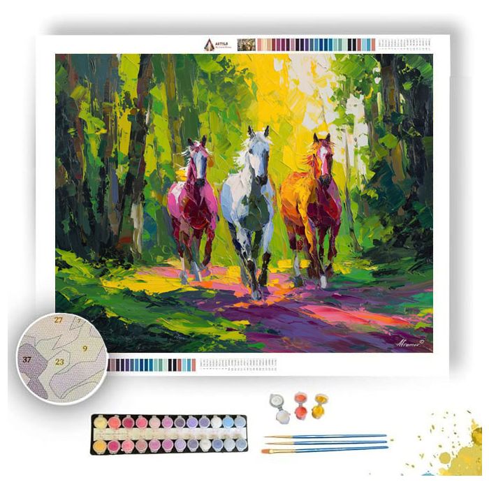 NATURAL SCENE - Paint by Numbers Full Kit