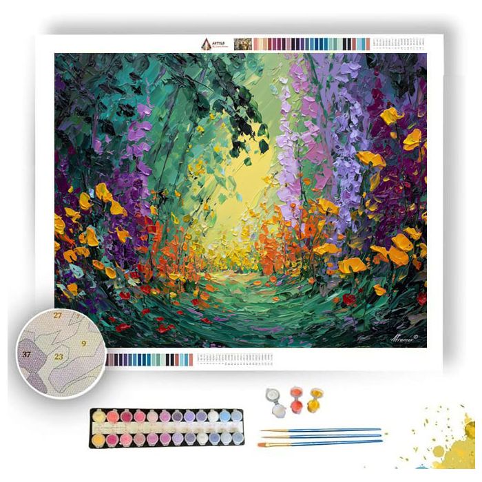 BLOOMING SPACE - Paint by Numbers Full Kit