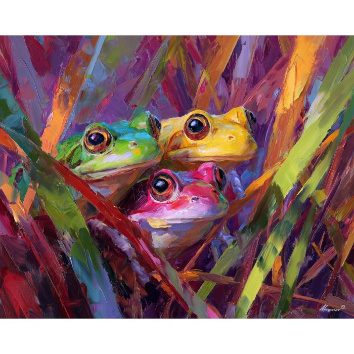 soft, view, dog close up, spring animal, wildlife portrait, animal face, palette knife, oil painting, impasto, textured surface, expressive animal, modern wildlife art, spring colors, painterly portrait, seasonal art, nature, close crop