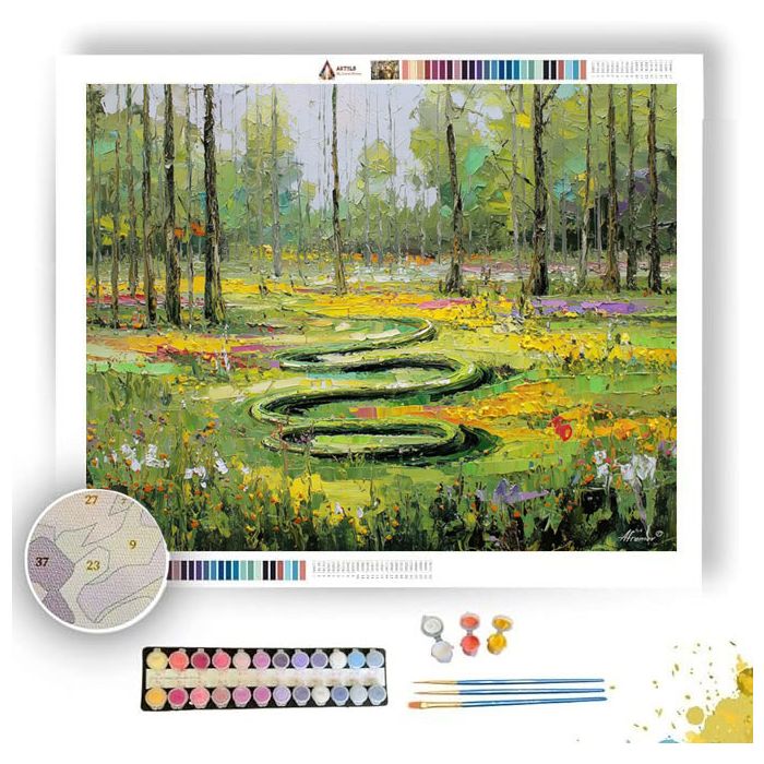 AIRY RHYTHM - Paint by Numbers Full Kit