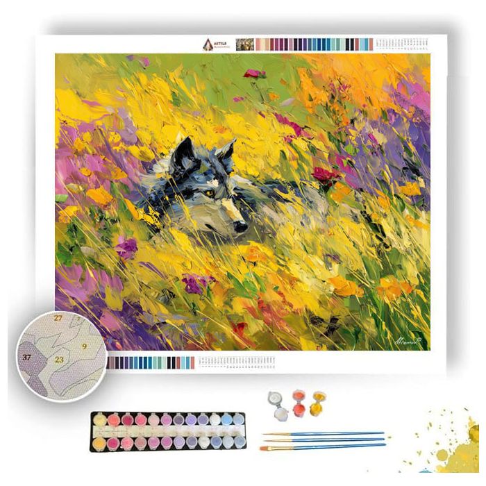 BLOOMING FIELD - Paint by Numbers Full Kit