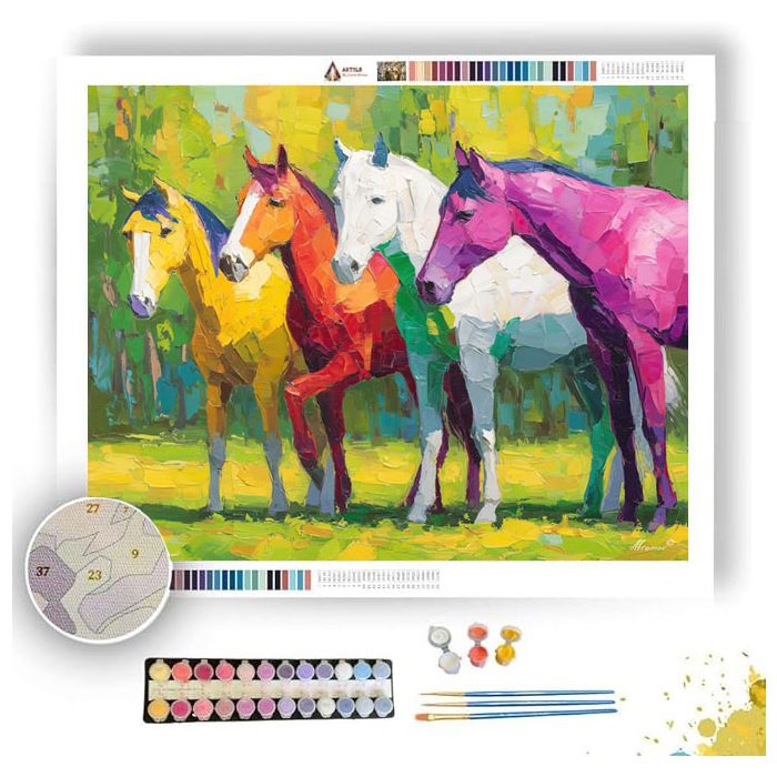 COLORFUL PLACE - Paint by Numbers Full Kit