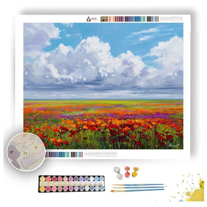 FLOWERFIELD HORIZON - Paint by Numbers Full Kit