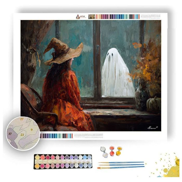 WINDOW RAIN ALLIES - Paint by Numbers Full Kit