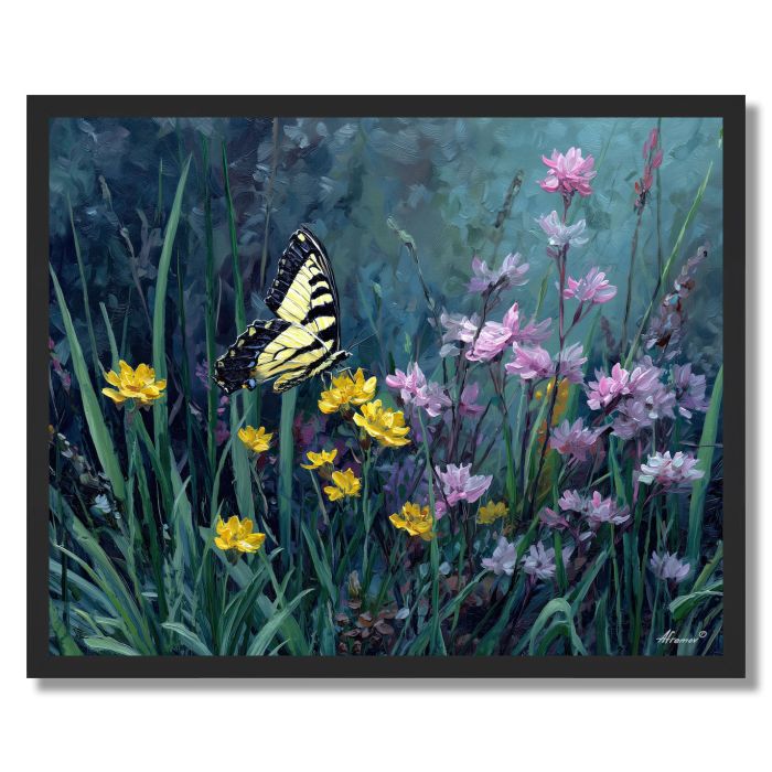 BUTTERFLY REST - FRAMED