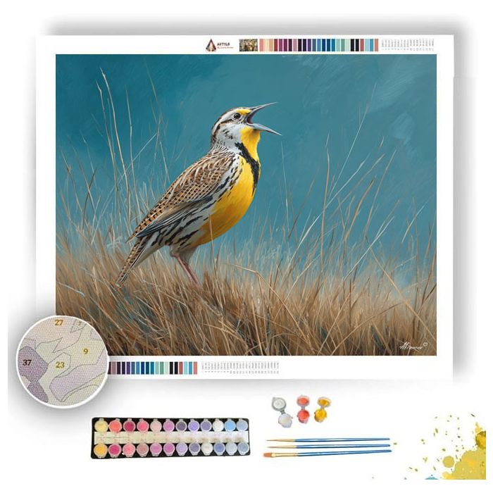 MEADOWCALL LARK - Paint by Numbers Full Kit