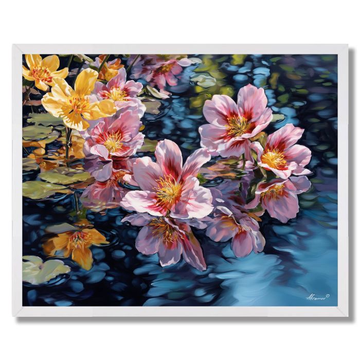 BLOOMWATER SHIMMER - FRAMED