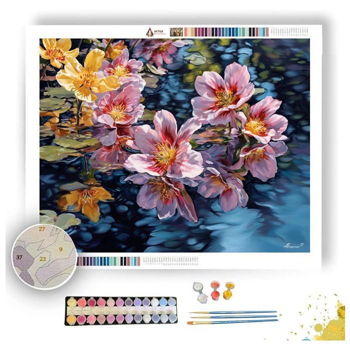 BLOOMWATER SHIMMER - Paint by Numbers Full Kit
