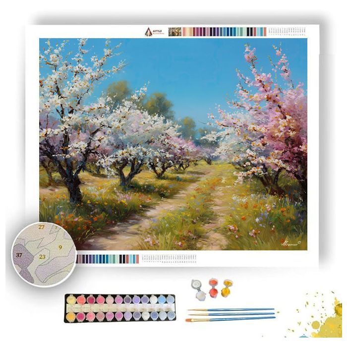 SUNLIT ORCHARD - Paint by Numbers Full Kit