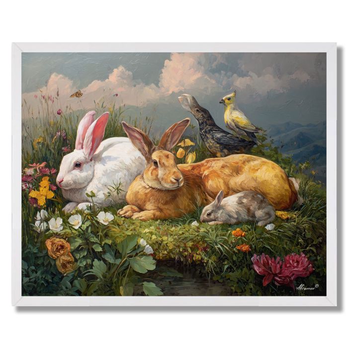 FINAL SPRING CREATURES - FRAMED