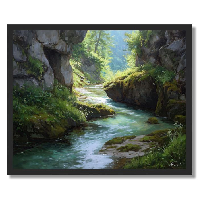 STREAMBEND AWAKENING - FRAMED