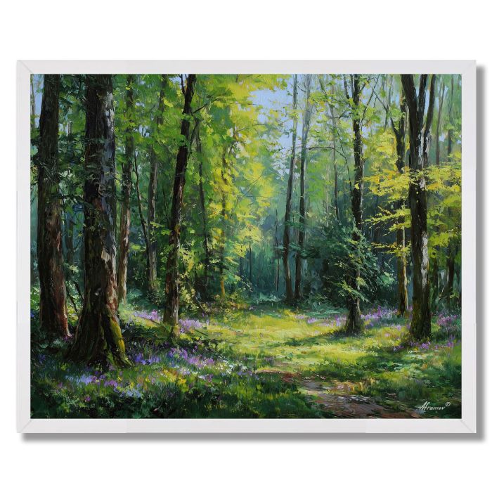 GENTLE SPRING CLEARING - FRAMED