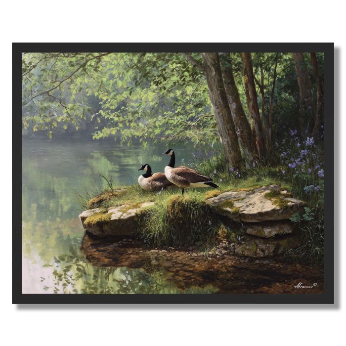 GOOSE POND REST - FRAMED