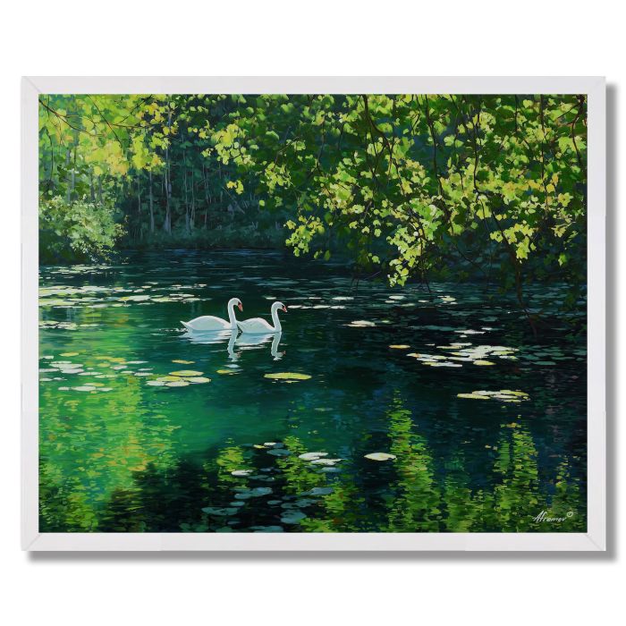 SWANPAIR SPRINGWATER - FRAMED