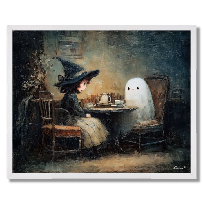 TEACUP COVEN VISIT - FRAMED