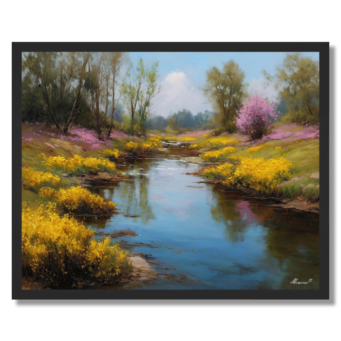 BLOOMRIVER QUIET - FRAMED
