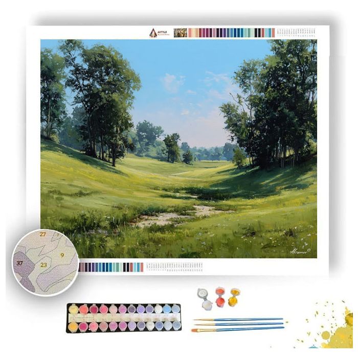 MORNINGFIELD BREEZE - Paint by Numbers Full Kit