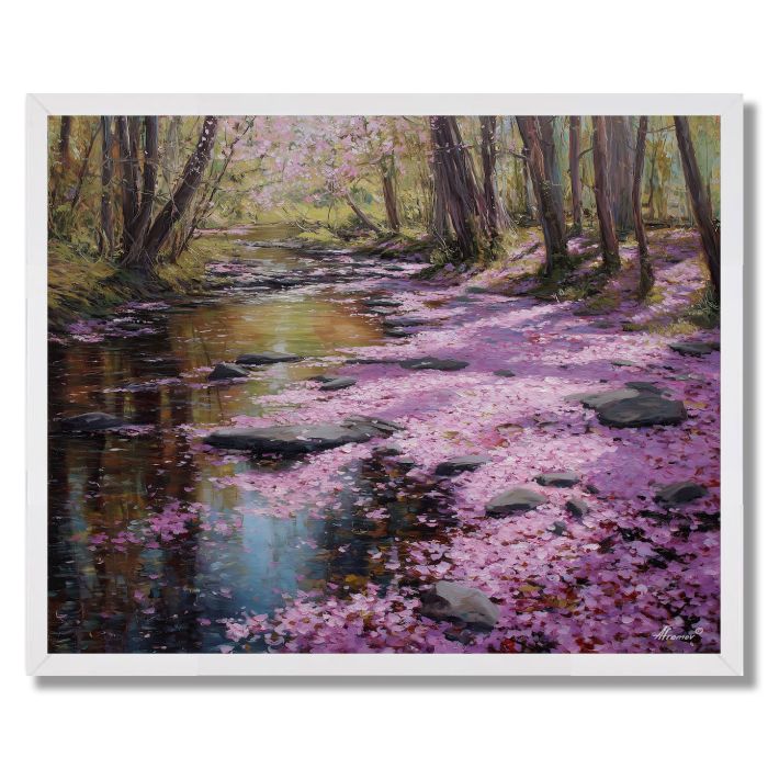 PETAL RIVERBANK - FRAMED