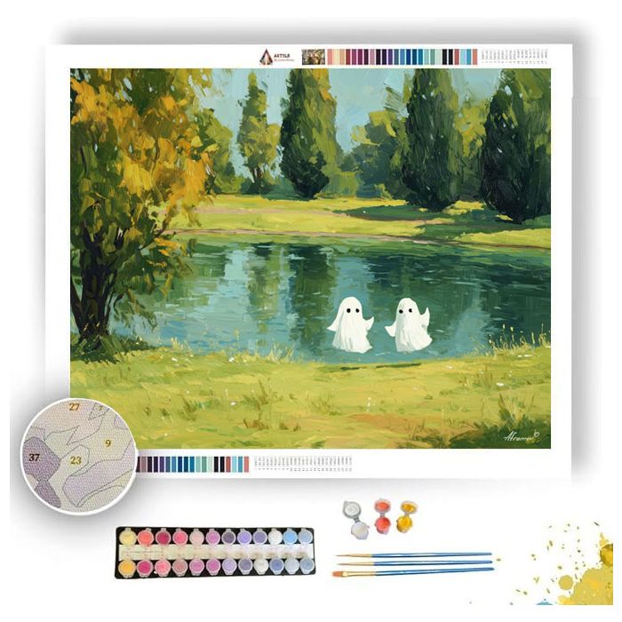 CALM LAKE - Paint by Numbers Full Kit