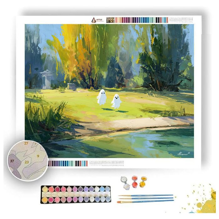 BRIGHT LAKE - Paint by Numbers Full Kit