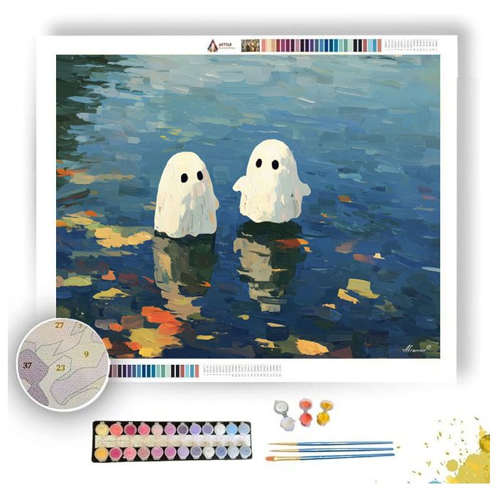 PLAYFUL FLOAT - Paint by Numbers Full Kit