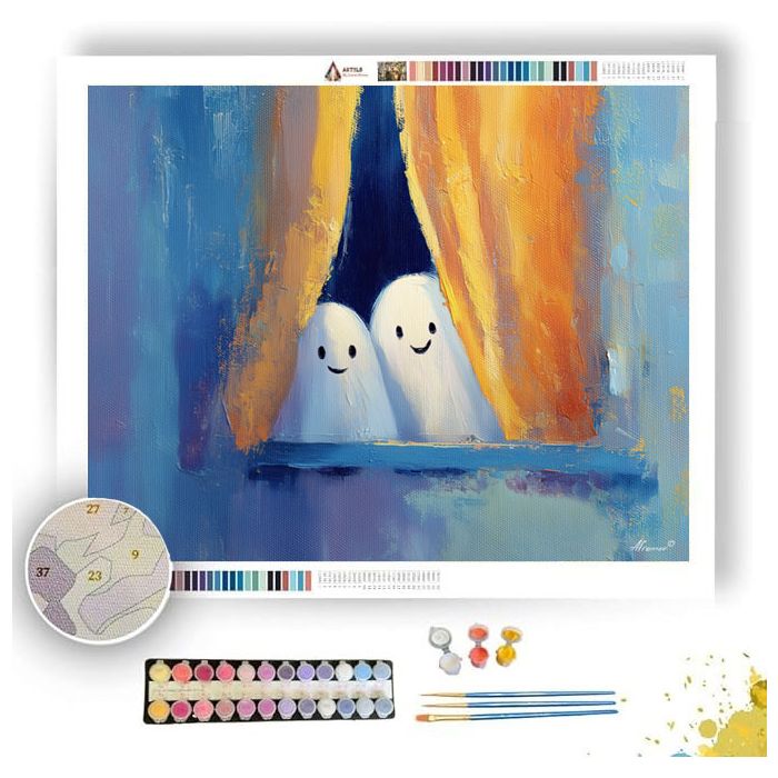 CHEERFUL FRIENDS - Paint by Numbers Full Kit