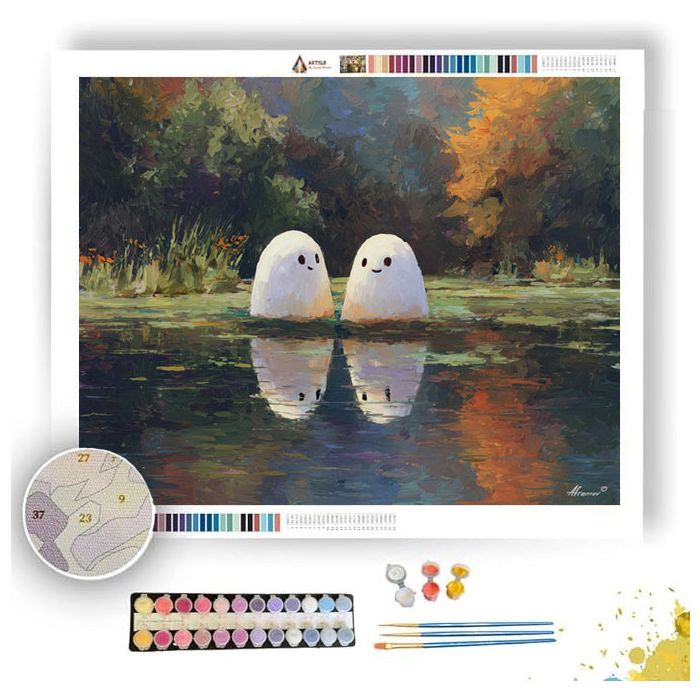FLOATING MOMENT - Paint by Numbers Full Kit