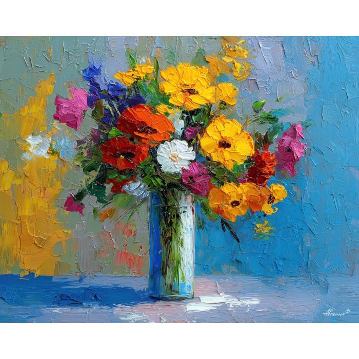 VIVID BLOOMS - Paint by Numbers Full Kit