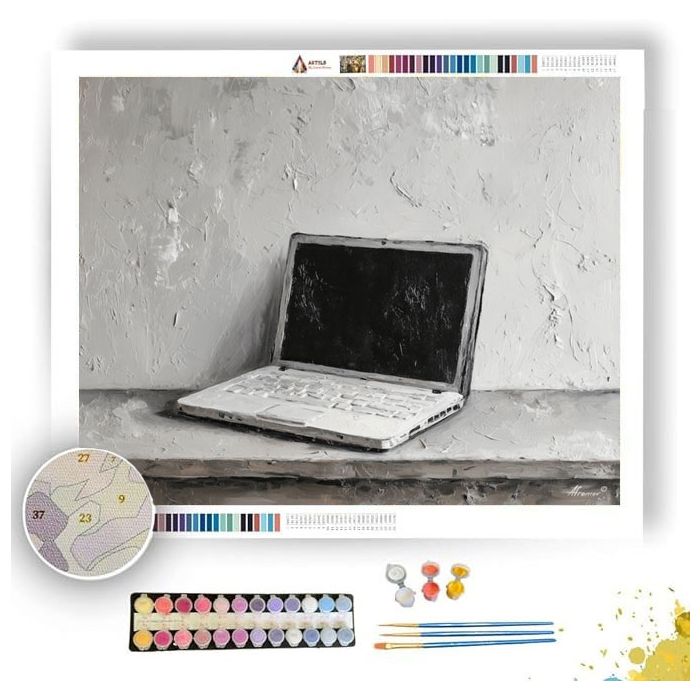 SIMPLE ORDER B&W - Paint by Numbers Full Kit