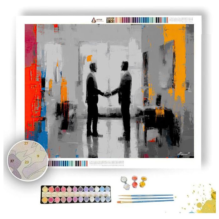 FOCUSED PRESENTATION - Paint by Numbers Full Kit