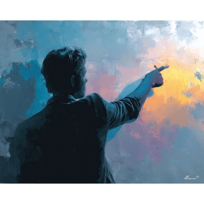 dynamic, meeting, business theme, office scene, professional, palette knife, oil painting, impasto, textured surface, corporate, modern office, workplace art, presentation, collaboration, desk, whiteboard